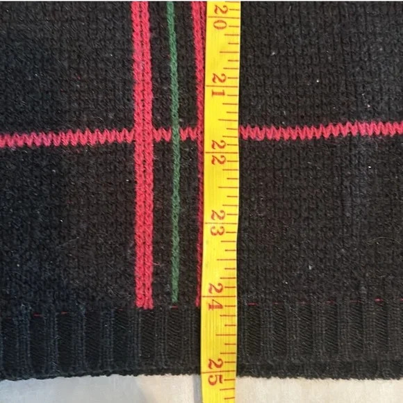 Vintage Marcella Tricot Checkered Rose Sweater - Picture 12 of 13